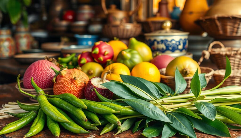 Authentic Thai Cuisine Ingredients in Bangkok