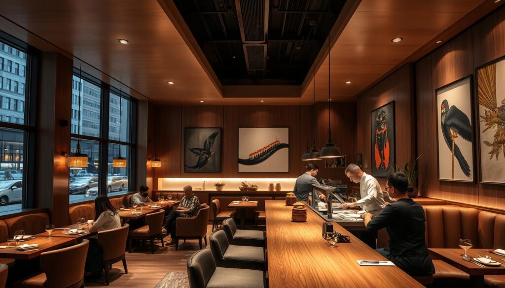 Chicago Sushi Restaurant Interior