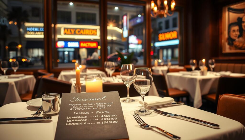 French Fine Dining Prices in Los Angeles