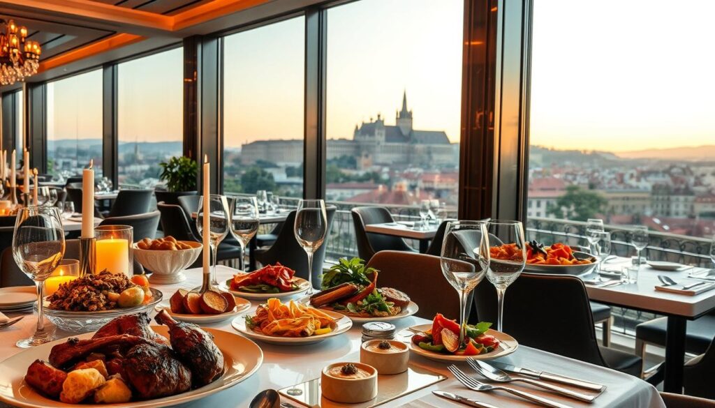 Gourmet dining Prague top restaurants