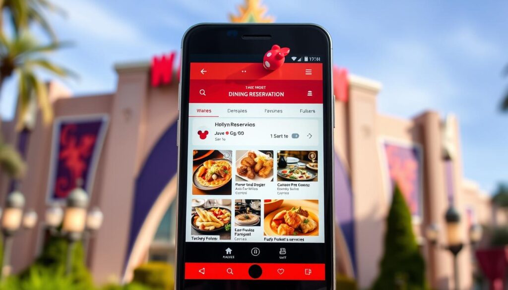 Hollywood Studios Mobile Dining Reservations