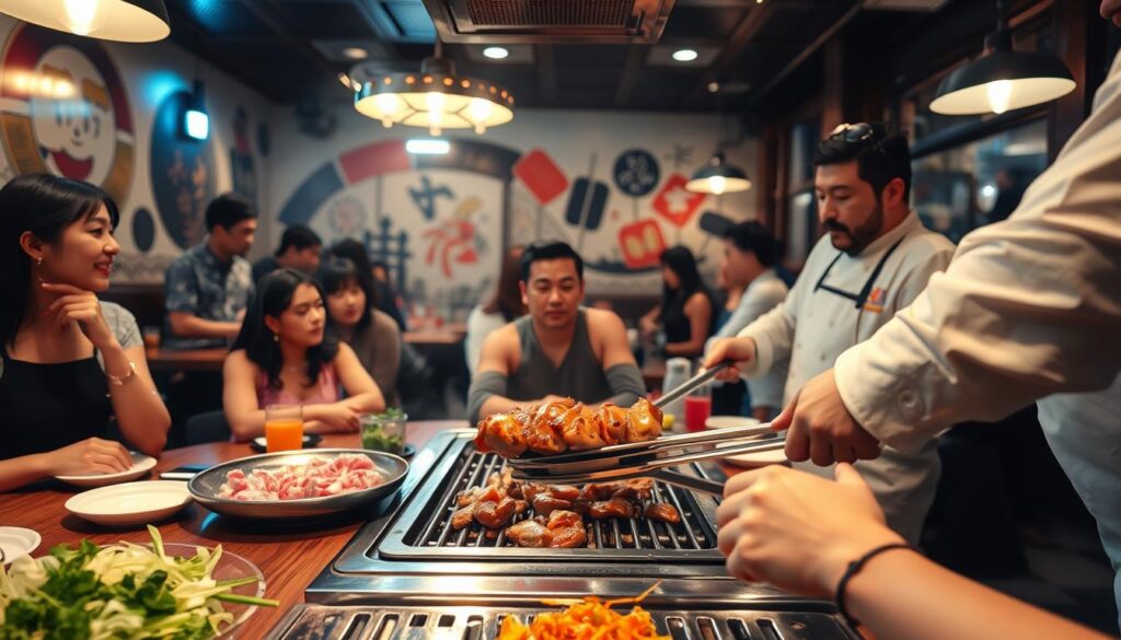 Korean BBQ in Boston Allston District