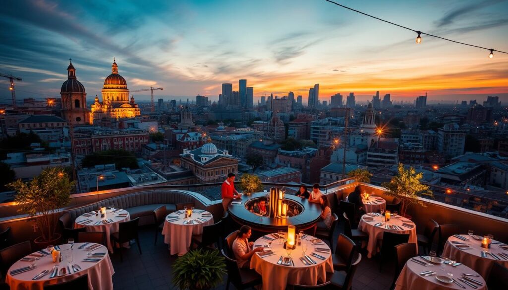 Mexico City Rooftop Restaurant Views