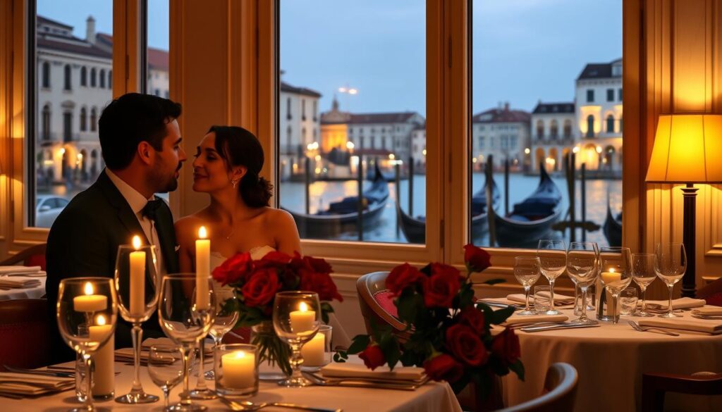 Romantic Venice Restaurant Dining
