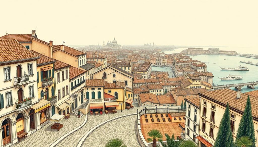 Venice Restaurant Districts Culinary Map
