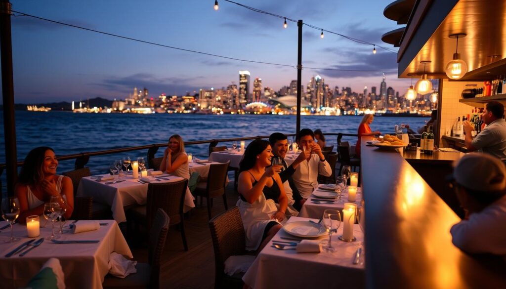 Waterfront Birthday Restaurant Dining